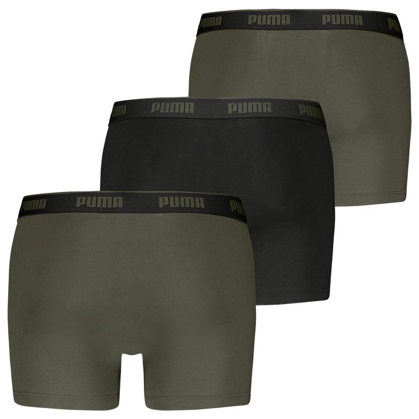 PUMA Comfort Stretch 3-pack Boxers Groen & Zwart 5 PUMA Comfort Stretch 3-pack Boxers Groen & Zwart - Afbeelding 5