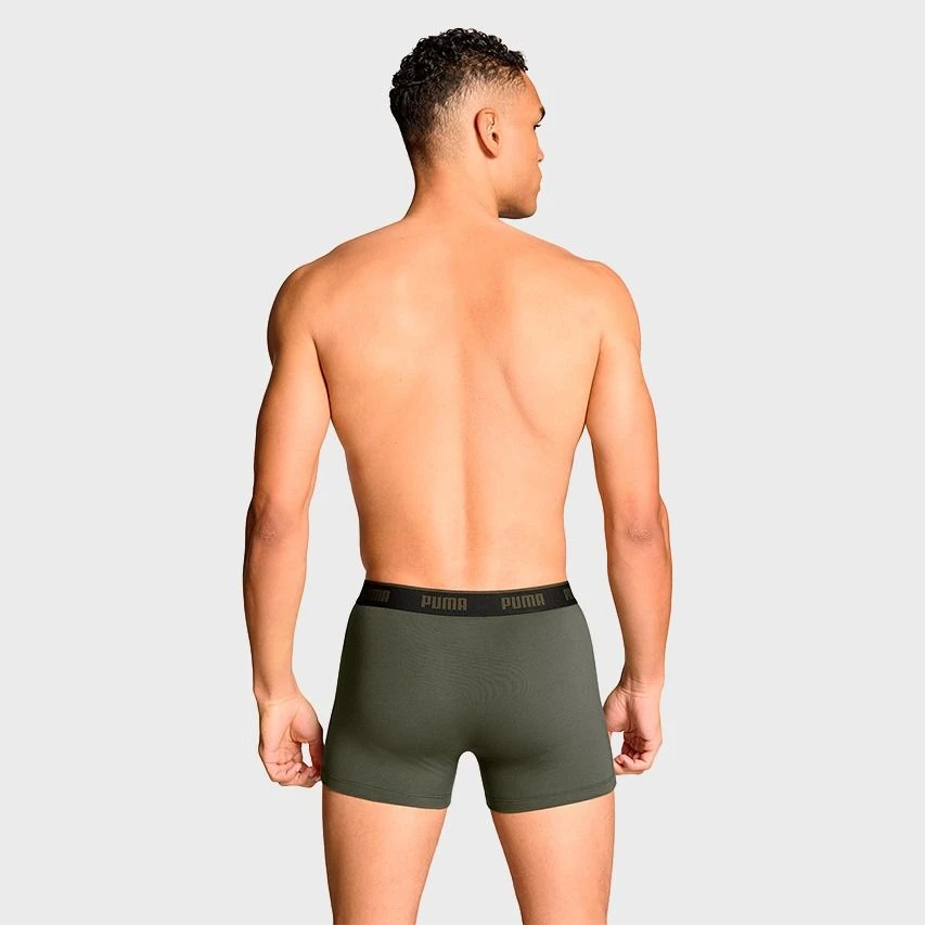 PUMA Comfort Stretch 3-pack Boxers Groen & Zwart 4 PUMA Comfort Stretch 3-pack Boxers Groen & Zwart - Afbeelding 4