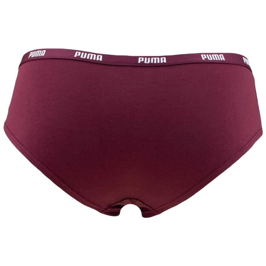 PUMA Dames 3-pack Hipsters Printed Paars & Roze 8 PUMA Dames 3-pack Hipsters Printed Paars & Roze - Afbeelding 8