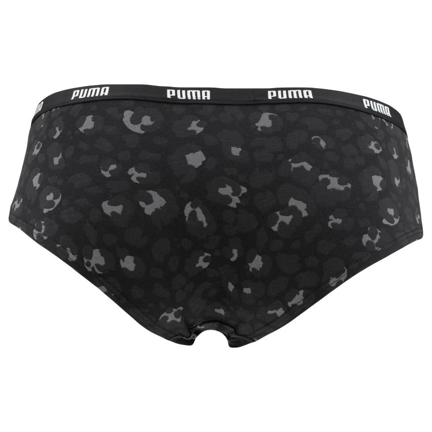 PUMA Dames 3-pack Hipsters Printed Zwart 3 PUMA Dames 3-pack Hipsters Printed Zwart - Afbeelding 3