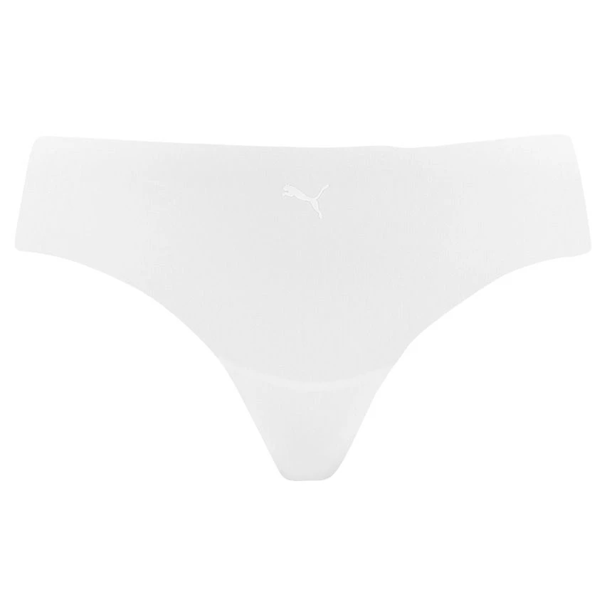 PUMA Dames 2-pack Microfiber Strings Seamless Wit 4 PUMA Dames 2-pack Microfiber Strings Seamless Wit - Afbeelding 4