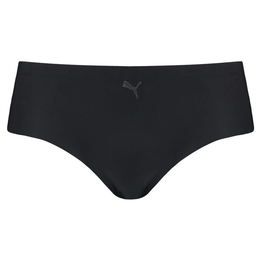 PUMA Dames 2-pack Microfiber Hipsters Seamless Zwart 4 PUMA Dames 2-pack Microfiber Hipsters Seamless Zwart - Afbeelding 4