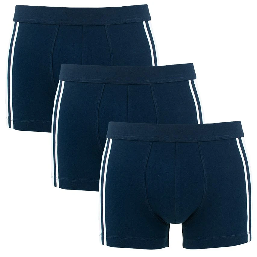 Schiesser 95/5 3-pack Shorts Blauw 1 Schiesser 95/5 3-pack Shorts Blauw