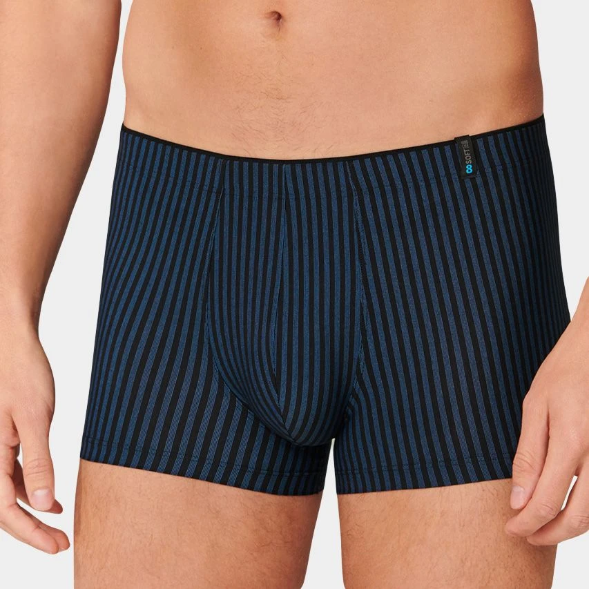 Schiesser Long Life Modal Soft Boxer Stripe Blauw 3 Schiesser Long Life Modal Soft Boxer Stripe Blauw - Afbeelding 3