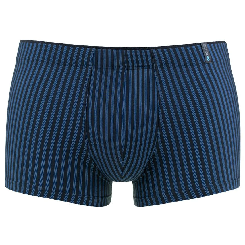 Schiesser Long Life Modal Soft Boxer Stripe Blauw 1 Schiesser Long Life Modal Soft Boxer Stripe Blauw
