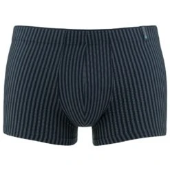 Schiesser Long Life Modal Soft Boxer Stripe Blauw & Zwart