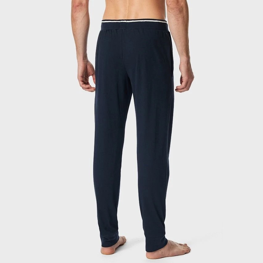 Schiesser Mix + Relax Pyjamabroek Boord Donkerblauw 3 Schiesser Mix + Relax Pyjamabroek Boord Donkerblauw - Afbeelding 3