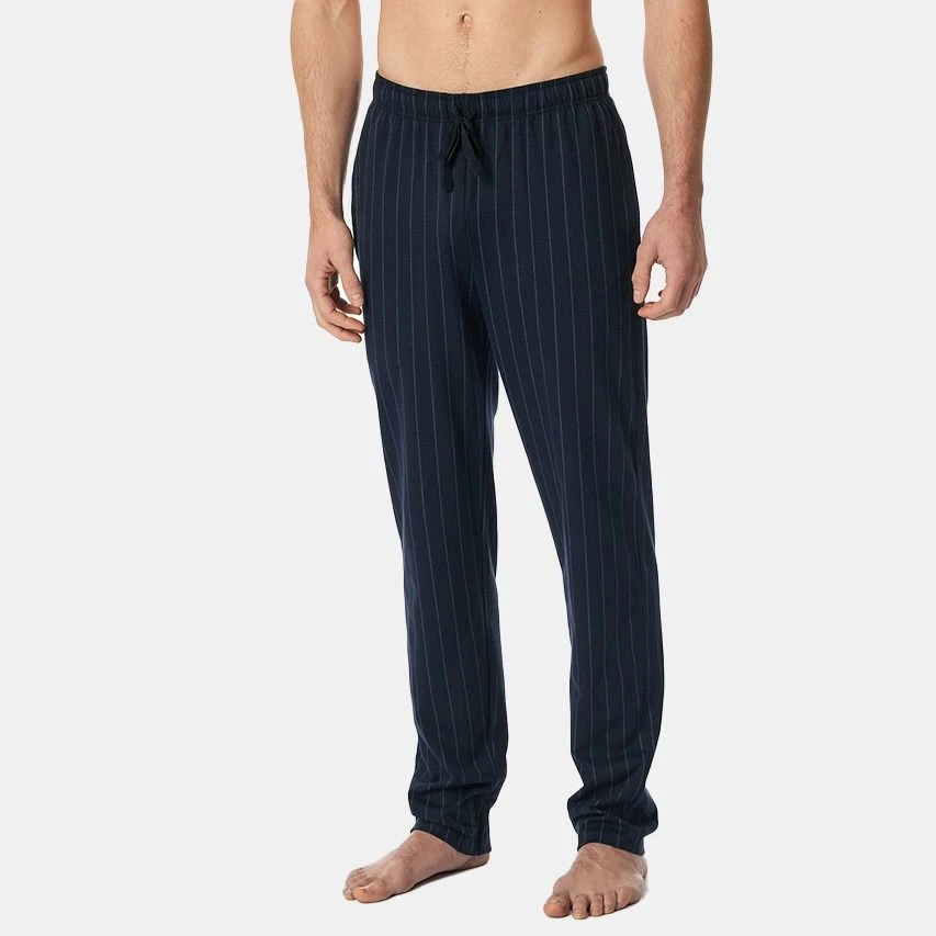 Schiesser Mix + Relax Pyjamabroek Stripe Donkerblauw 2 Schiesser Mix + Relax Pyjamabroek Stripe Donkerblauw - Afbeelding 2