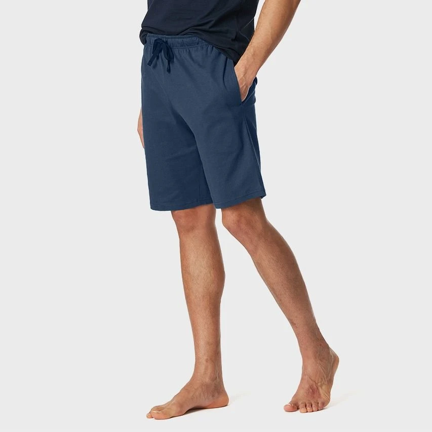 Schiesser Mix + Relax Pyjamabroek Kort Blauw 2 Schiesser Mix + Relax Pyjamabroek Kort Blauw - Afbeelding 2