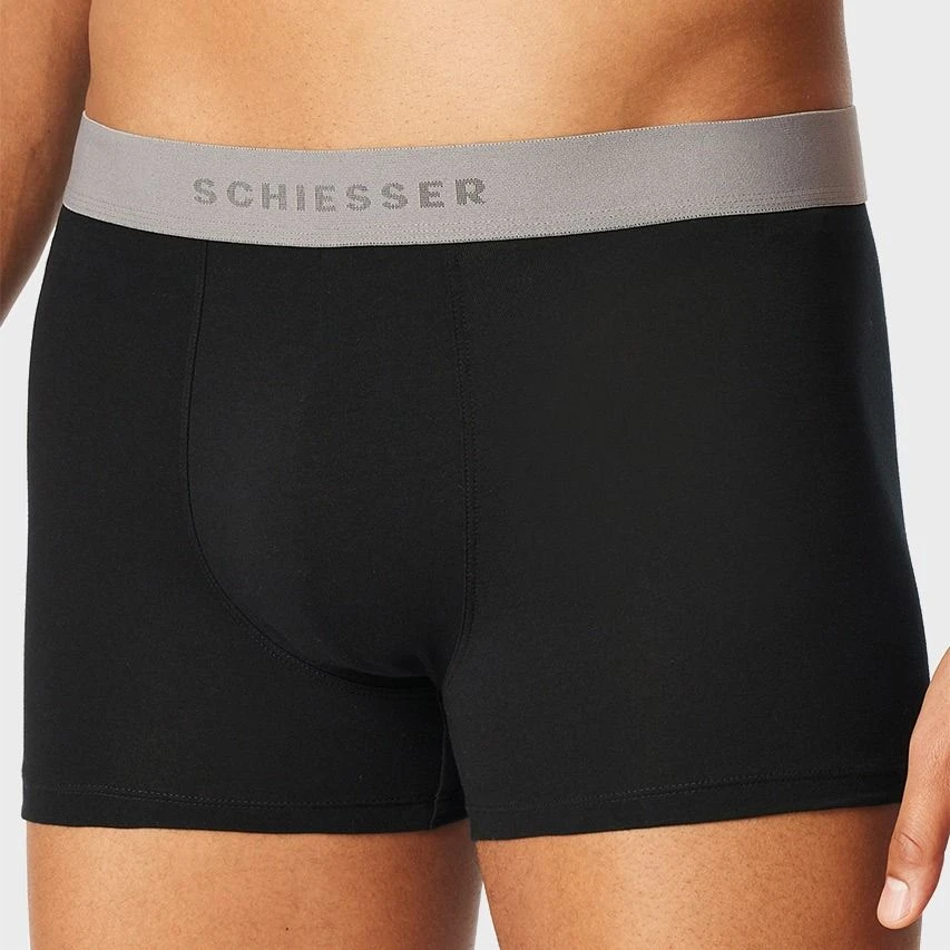 Schiesser 95/5 5-pack Boxers Basic Combi Zwart 3 Schiesser 95/5 5-pack Boxers Basic Combi Zwart - Afbeelding 3